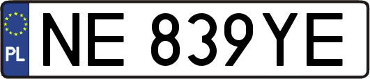NE839YE