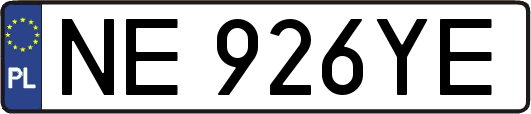 NE926YE