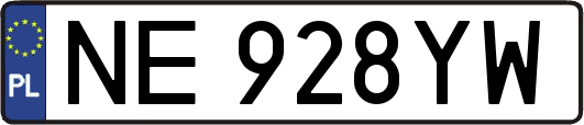 NE928YW