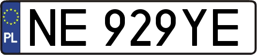NE929YE