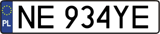 NE934YE