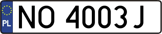 NO4003J