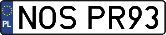 NOSPR93