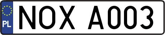 NOXA003