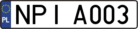 NPIA003