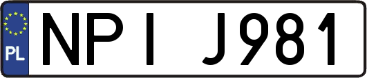 NPIJ981
