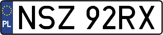 NSZ92RX