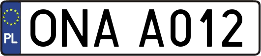 ONAA012