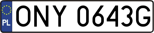 ONY0643G