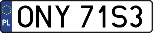 ONY71S3