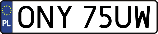 ONY75UW