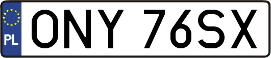 ONY76SX