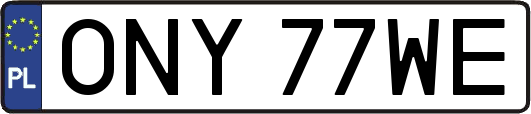 ONY77WE