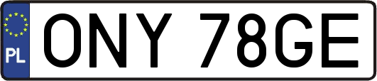 ONY78GE