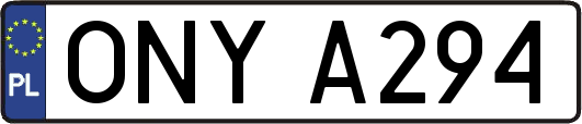 ONYA294
