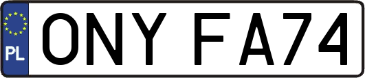 ONYFA74
