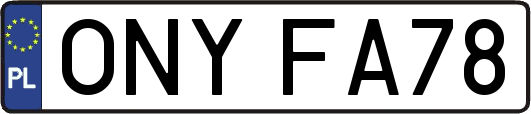 ONYFA78