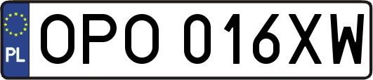 OPO016XW