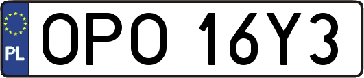 OPO16Y3