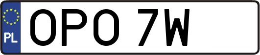 OPO7W