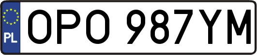 OPO987YM