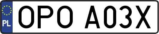OPOA03X
