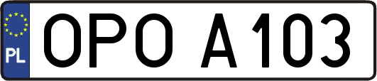 OPOA103