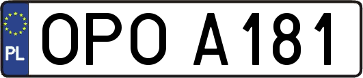 OPOA181