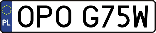 OPOG75W