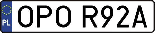 OPOR92A