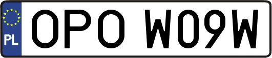 OPOW09W