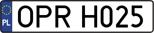 OPRH025