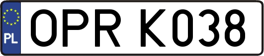 OPRK038