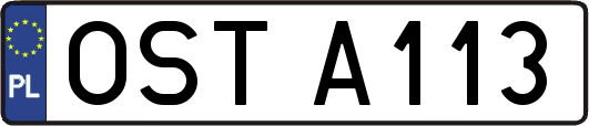 OSTA113