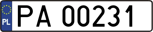 PA00231