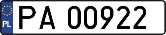 PA00922