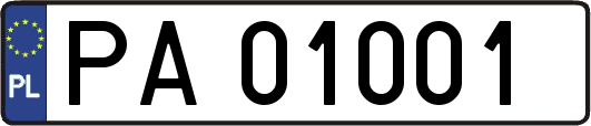 PA01001