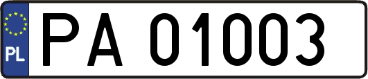 PA01003