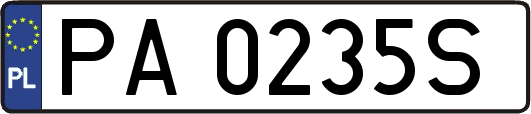 PA0235S