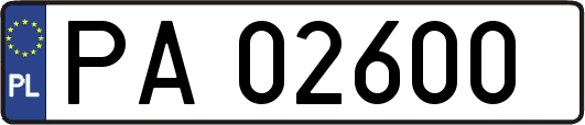 PA02600