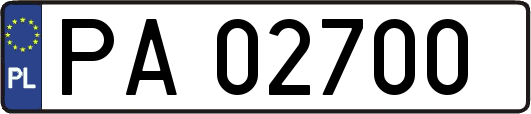 PA02700