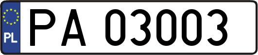 PA03003