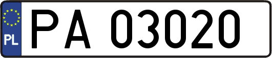 PA03020