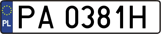 PA0381H