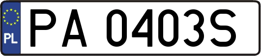 PA0403S