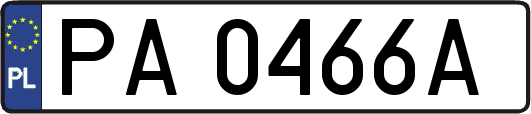 PA0466A
