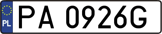 PA0926G