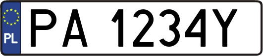 PA1234Y