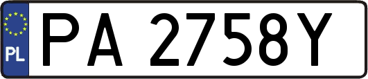 PA2758Y
