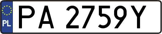 PA2759Y